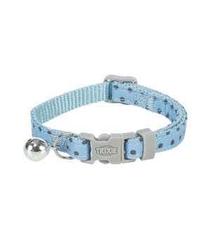 Trixie Obroża dla kota w kropki 20-30cm 10mm niebieska