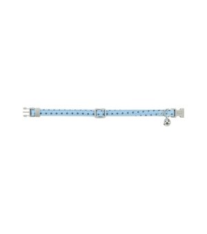 Trixie Obroża dla kota w kropki 20-30cm 10mm niebieska