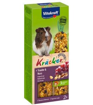 Vitakraft Kracker 2szt. dla świnki - winogrono, orzechy