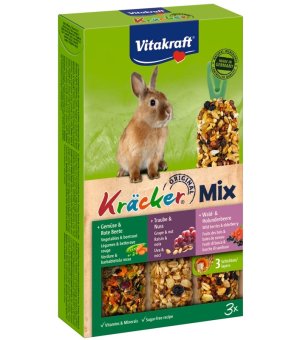 Vitakraft Kracker 3szt. dla Królika - owoce leśne/orzechy/warzywa