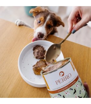 400g - Jagnięcina z Cukinią - szczenięta - Perro - karma mokra dla psa - puszka