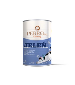 400g - Jeleń - PERROland CATering - karma mokra dla kotów dorosłych