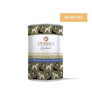 400g - Kangur z Dynią - Perro Gourmet - karma mokra dla psa dorosłego - puszka 