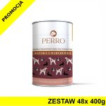 48x 400g - Kaczka z marchewką - Perro - karma mokra dla psów dorosłych - zestaw