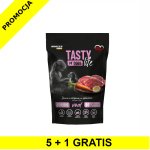 5+1 GRATIS Tasty Dogs Life karma mokra dla szczeniąt danie w galaretce Junior Cielęcina 500g saszetka