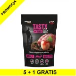 5+1 GRATIS Tasty Dogs Life karma mokra dla psów dorosłych danie w galaretce Wieprzowina 500g saszetka