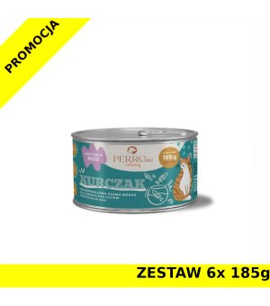 6x 185g - Kurczak - PERROland CATering - karma mokra dla kotów dorosłych - zestaw