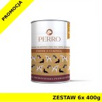 6x 400g - Indyk z cukinią - Perro - karma mokra dla psów dorosłych - zestaw NOWA FORMUŁA