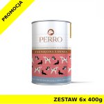 6x 400g - Jagnięcina z dynią - Perro - karma mokra dla psa dorosłego - zestaw