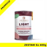 6x 400g - Koza z Warzywami - Perro Light - karma mokra monobiałkowa dla psa dorosłego - zestaw