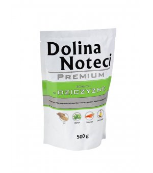 Karma mokra dla psa Dolina Noteci Dziczyzna saszetka 500g