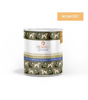 800g - Kangur z Dynią - Perro Gourmet - karma mokra dla psa dorosłego - puszka 