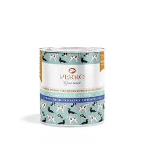 800g - Konina z Dynią - szczenięta - Perro Gourmet - karma mokra dla psa - puszka
