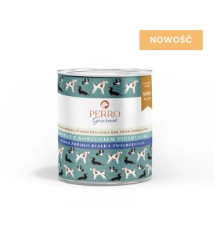 800g - Konina z Korzeniem Pietruszki - Perro Gourmet - karma mokra dla psa dorosłego - puszka