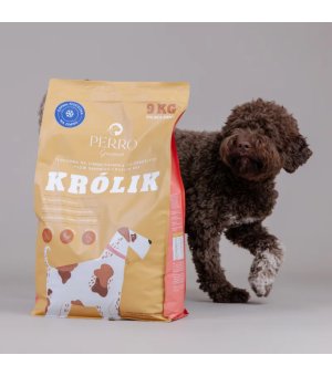 9kg - Perro Gourmet karma sucha dla psów dorosłych Królik tłoczona na zimno