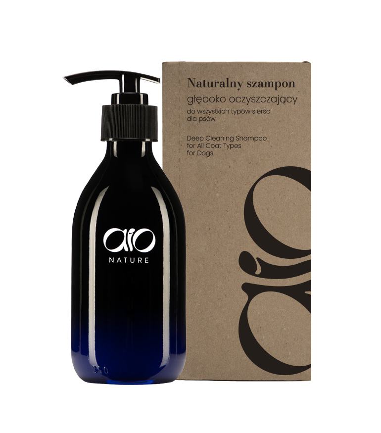 Aio Nature Nauturalny Szampon Głęboko oczyszczający dla zwierząt 250ml