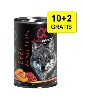 Alpha Spirit - Wołowina z melonem 400g 10+2 GRATIS