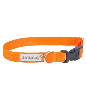 Amiplay Obroża Samba M Pomarańczowy 25-40cm