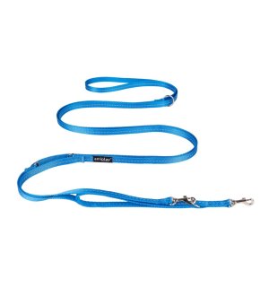 Amiplay Smycz Regulowana Reflective 8in1 S 200-400 x 1 cm Niebieska