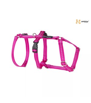 Amiplay Szelki Antyucieczkowe Safety Reflective S różowe