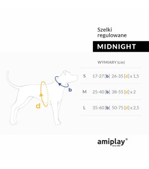 Amiplay Szelki Guard Midnight - zielony - S