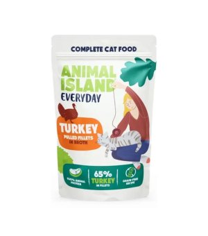 Animal Island Everyday mokra karma dla kota - Indyk w rosole 85g