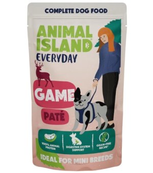 Animal Island Everyday mokra karma dla psa Dziczyzna pasztet 150g