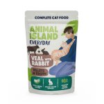 Animal Island Everyday mokra karma dla kota - Cielęcina z Królikiem w Rosole 85g