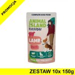 Animal Island Everyday mokra karma dla psa Jagnięcina pasztet ZESTAW 10x 150g
