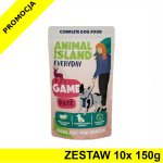 Animal Island Everyday mokra karma dla psa Dziczyzna pasztet ZESTAW 6x 150g