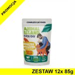 Animal Island Everyday mokra karma dla kota - Drób z Wątróbką w galaretce ZESTAW 12x 85g