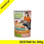 Animal Island Everyday MONO mokra karma dla psa Kaczka z Warzywami pasztet ZESTAW 9x 300g