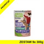 Animal Island Everyday MONO mokra karma dla psa Cielęcina z Owocami pasztet ZESTAW 9x 300g