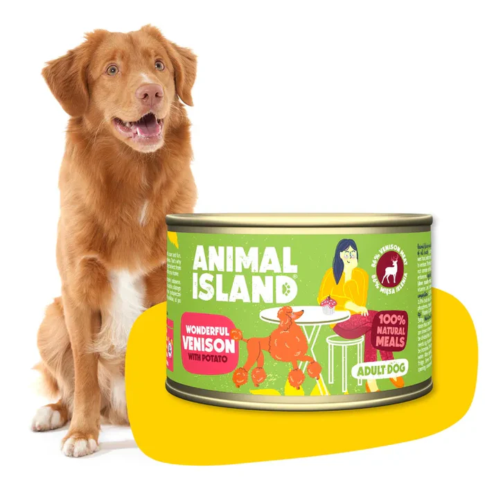 Animal Island karma mokra dla psów dorosłych Jeleń z Ziemniakami 410g