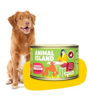 Animal Island karma mokra dla psów dorosłych Jeleń z Ziemniakami 410g