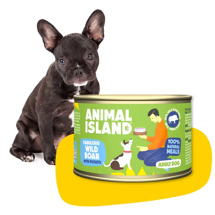 Animal Island karma mokra dla psów dorosłych Dziczyzna z Ziemniakami 410g