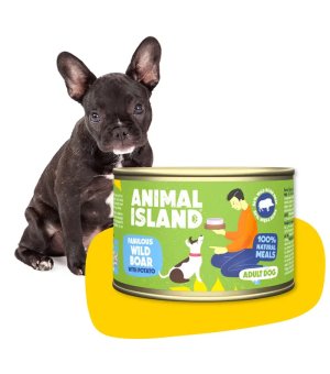 Animal Island karma mokra dla psów dorosłych Dziczyzna z Ziemniakami 410g