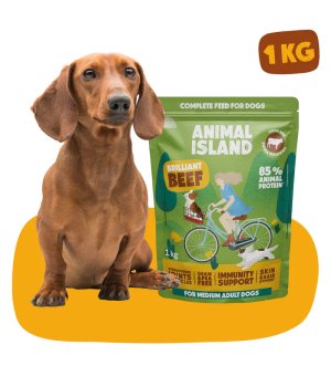 Animal Island karma sucha dla psów dorosłych Wołowina 1kg