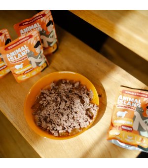 Animal Island Monoproteinowa mokra karma dla kota - Pasztet Jagnięcina 100g