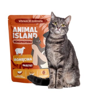 Animal Island Monoproteinowa mokra karma dla kota - Pasztet Jagnięcina 100g