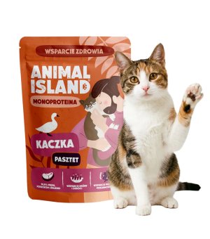 Animal Island Monoproteinowa mokra karma dla kota - Pasztet Kaczka 100g