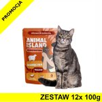 Animal Island Monoproteinowa mokra karma dla kota - Pasztet Jagnięcina ZESTAW 12x 100g