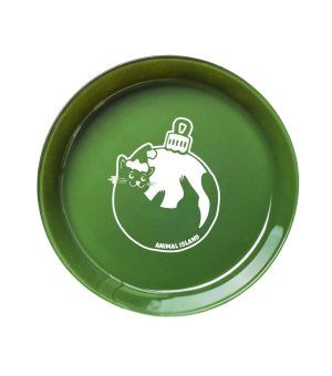 🎄🎁 Animal Island Talerzyk dla kota Świąteczny zelony 18cm
