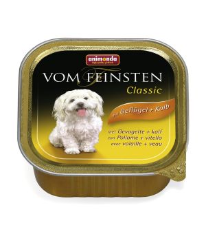 Karma mokra dla psa Animonda Dog Vom Feinsten Classic Drób i Cielęcina 150g