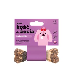 Azanki Kość do żucia Lśniąca Kita dla Lśniącej Sierści 12cm