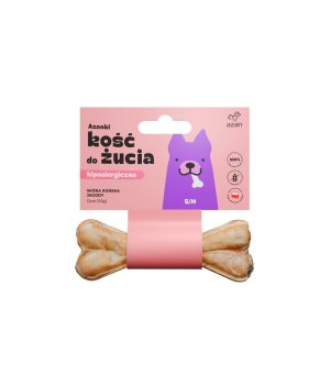 Azanki Kość ze skóry końskiej z jagodami S/M 12cm