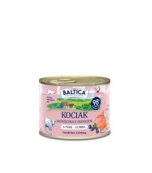 Baltica karma mokra dla kociąt Jagnięcina z Indykiem 185g