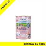 Baltica karma mokra dla kotów dorosłych Mono Jagnięcina ZESTAW 6x 400g