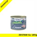 Baltica karma mokra dla kotów dorosłych sterylizowanych Mono Przepiórka ZESTAW 6x 185g
