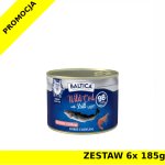 Baltica karma mokra dla kotów dorosłych Light Wild Cod & Krill - Dorsz z Krylem ZESTAW 6x 185g